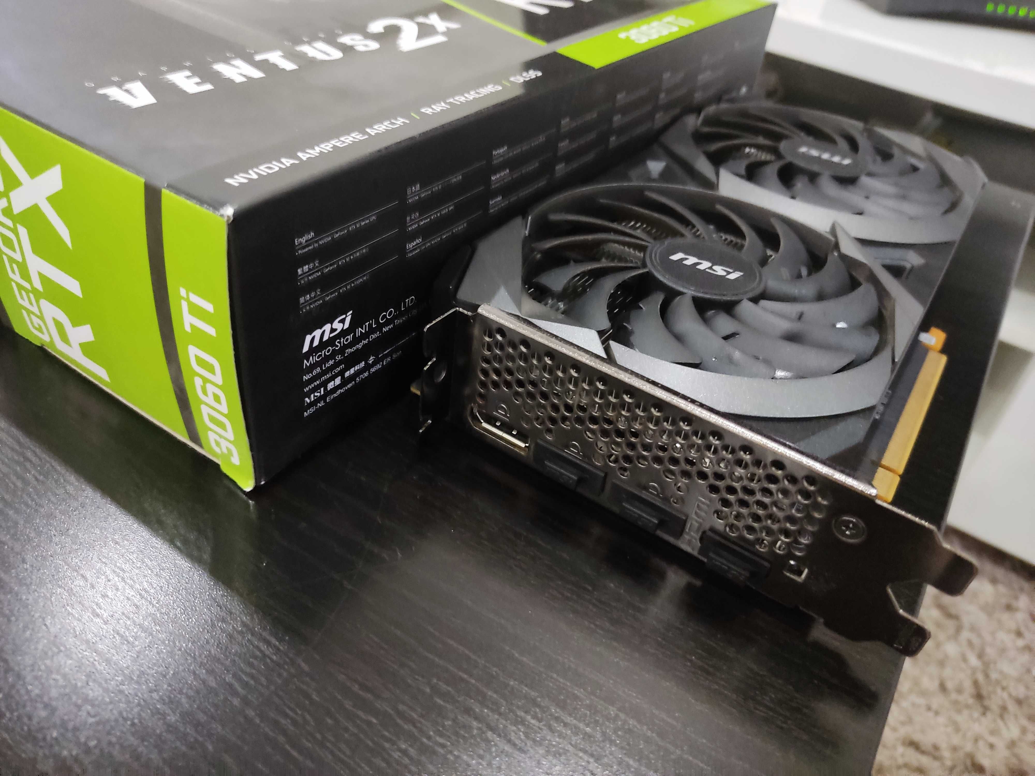 msi rtx 3060 TI VENTUS 2X OC V1 LHR 8GB GDDR6