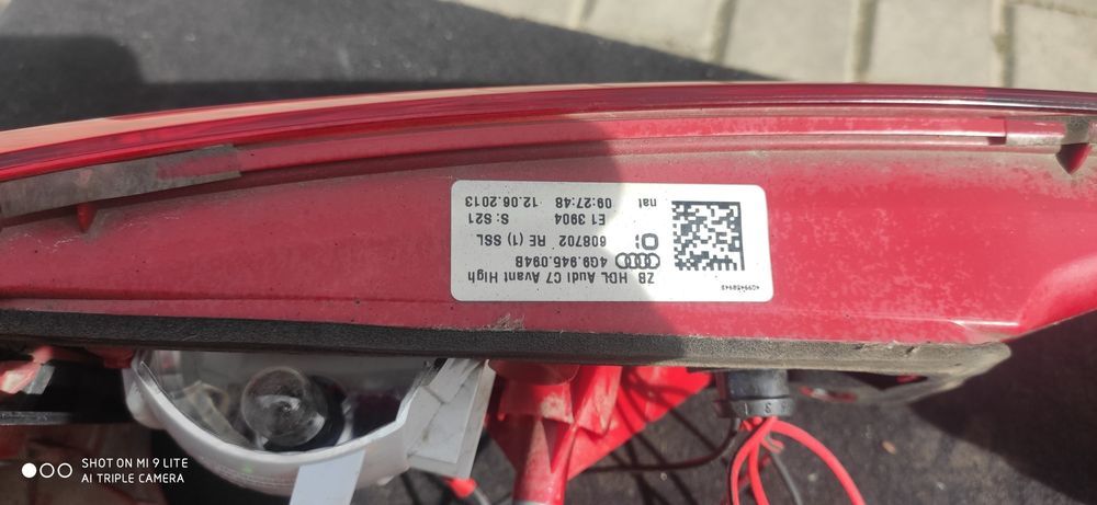 Audi A6 C7 Kombi Komplet 4 lamp tył Led Auto Części Audi Blask Goldap