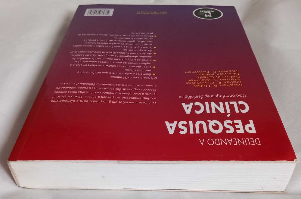 Livro Delineando a Pesquisa Clínica de Hulley et al [Portes Incluídos]