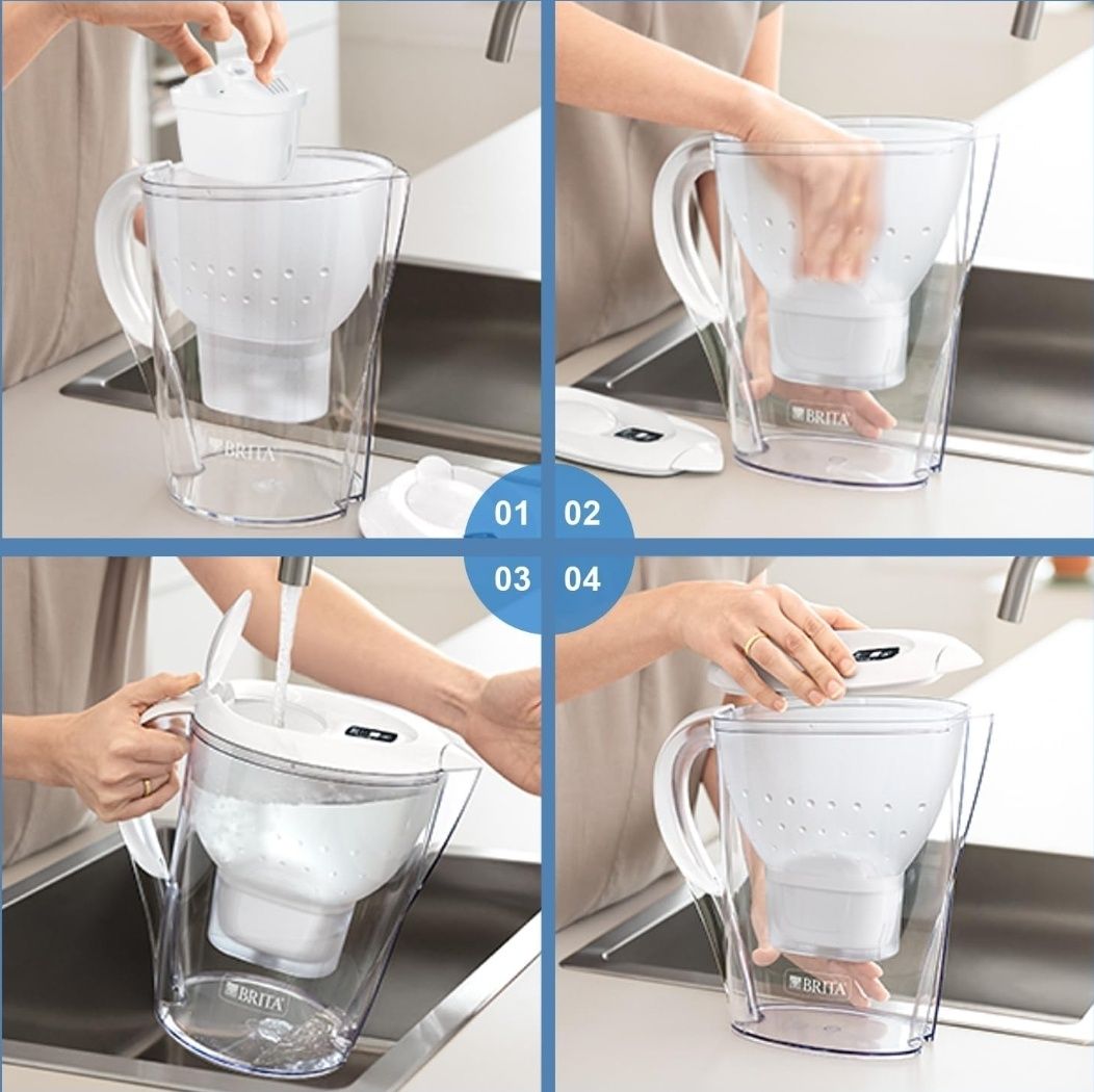 Watus Wkłady filtrujące do wody, do Brita Maxtra+ i Maxtra 6szt