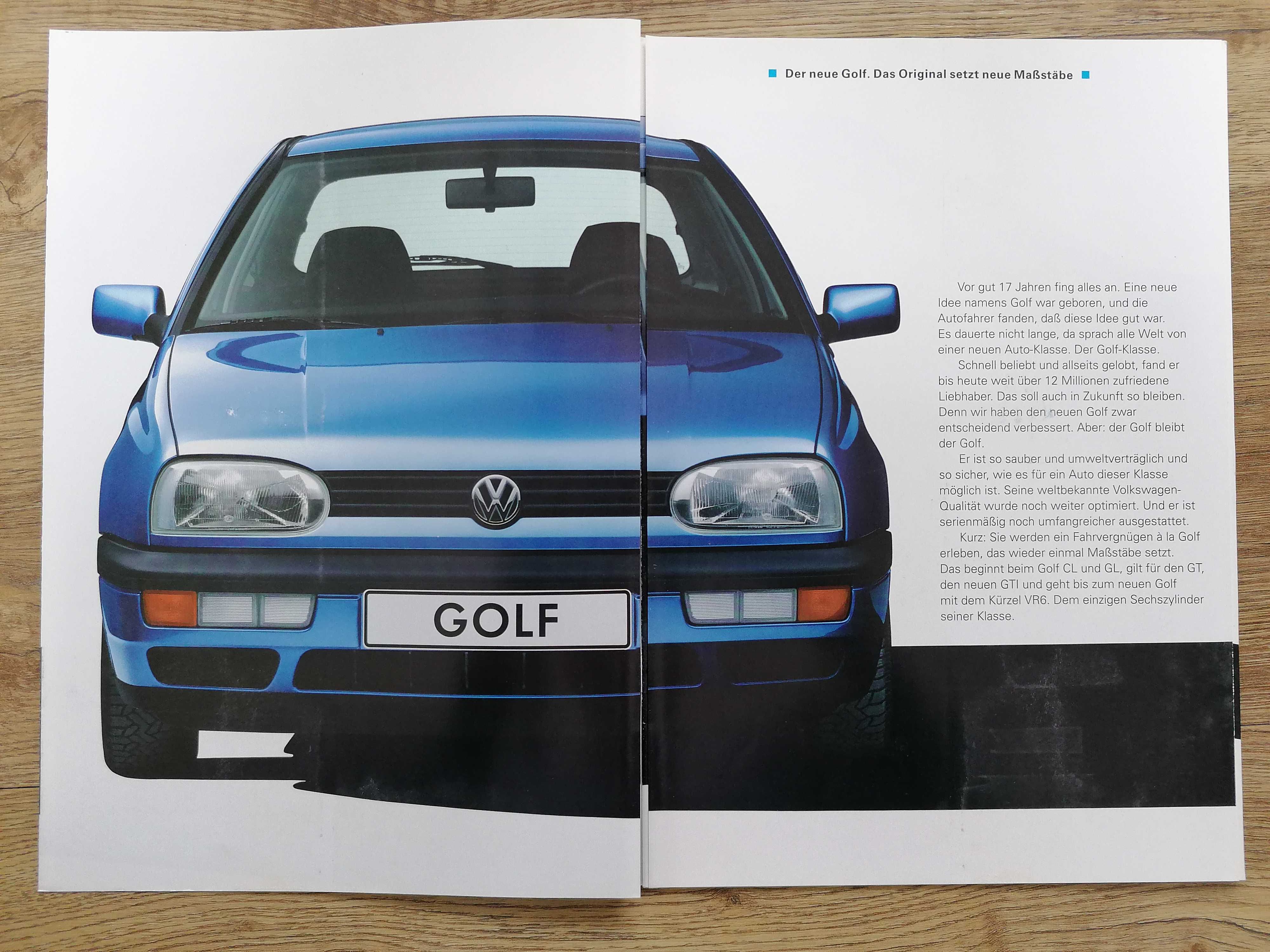 Prospekt VW Golf III