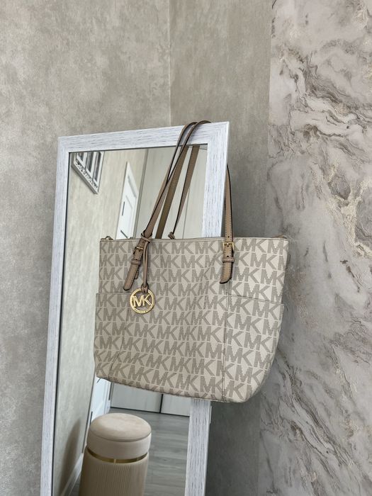 Сумка Michael Kors оригінал монограмна mk шопер