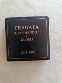 Moeda proof Fragata D. Fernando II e Glória - 1996