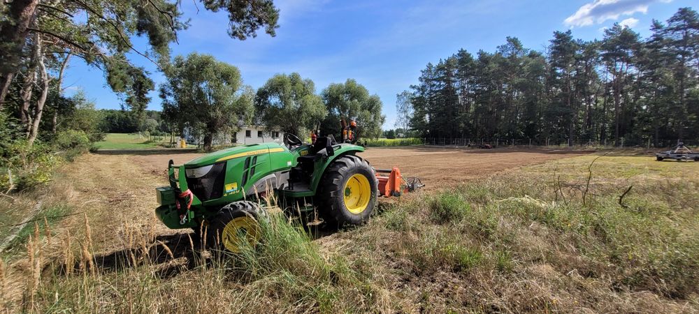 Równanie, niwelacja terenu, niwelowanie, glebobryzarka separacyjna