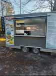Przyczepa gastronomiczna z wyposażeniem+ budka gastronomiczna