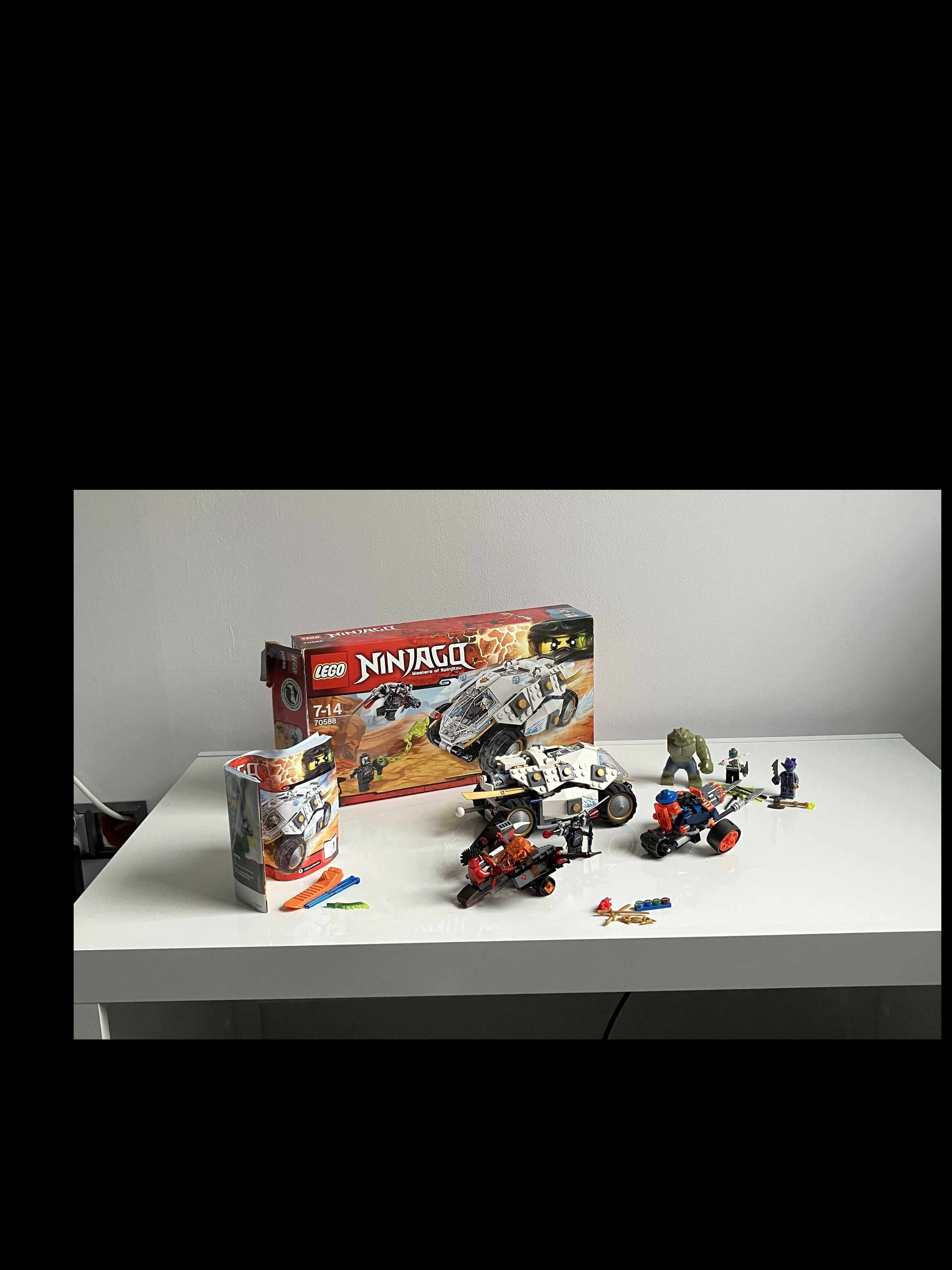 Lego ninjago 70588 powiększony karton instrukcja