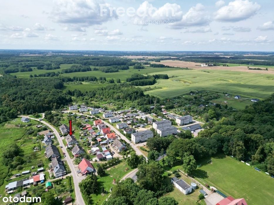 Mieszkanie na obrzeżu wsi, blisko zieleni.