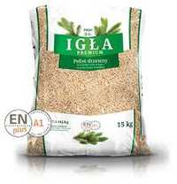 PELLET Igła premium, certyfikat En A1plus 6mm 8mm pellet sosnowy