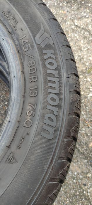 Opony zimowe z 2021r 8mm 145/80/13 Kormoran 6N