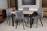 (10) Stół Ron + 4 krzesła, nowe 1090 zł