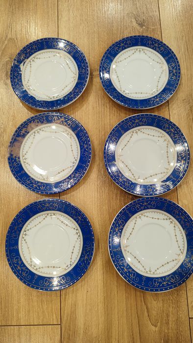 Zestaw kawowy porcelana 12 sztuk