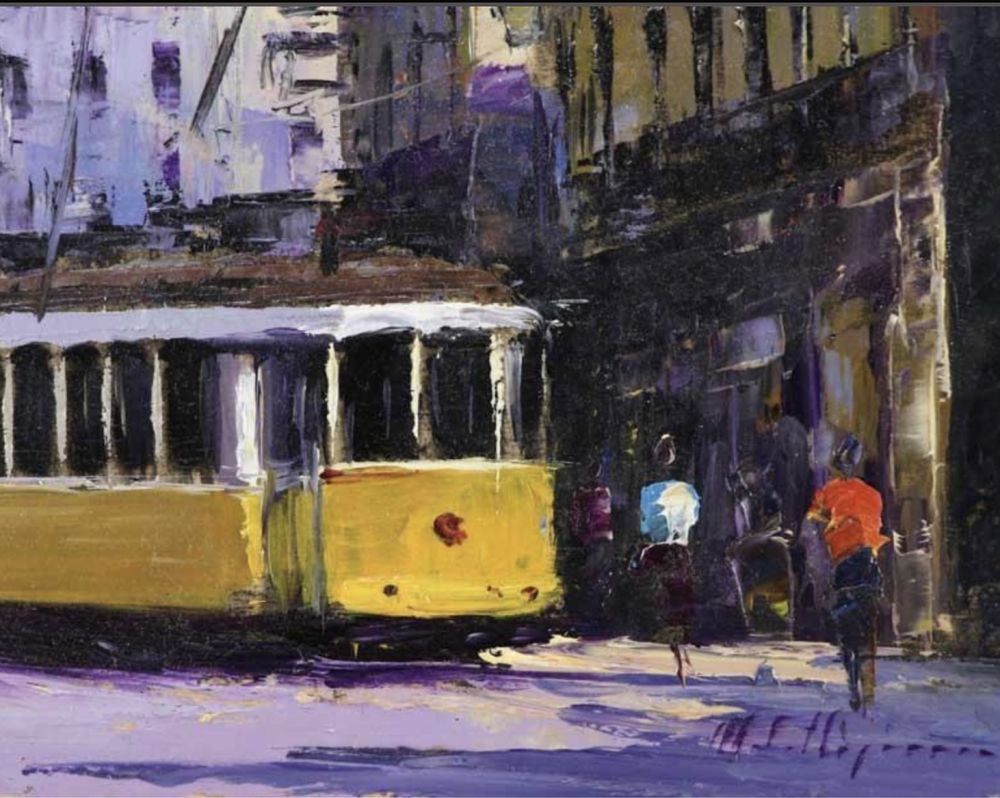 Quadro mota urgeiro - Praça da Figueira - aceito ofertas -