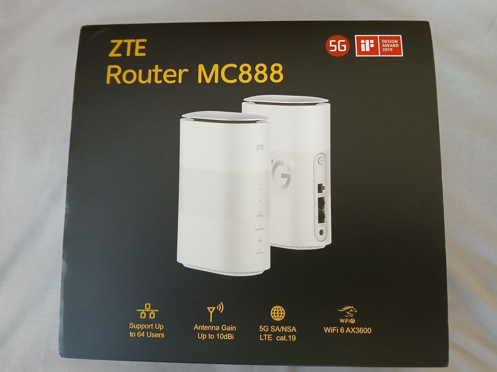 Nowy router stacjonarny 5 g MC 888 na gwarancji