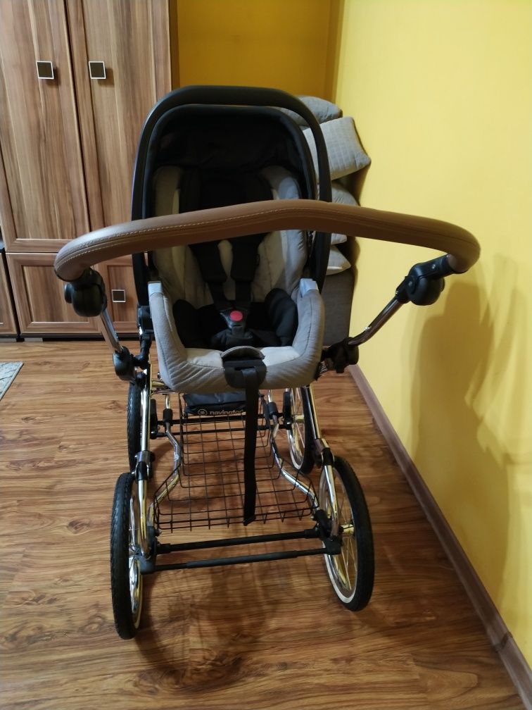 Wózek Navington Caravel+ fotelik Recaro