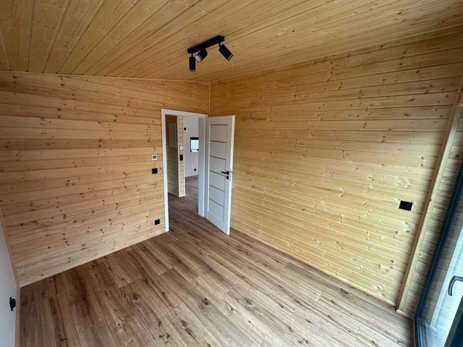 Domek modułowy całoroczny , letniskowy , 38m2 , Bez zezwoleń na budowę