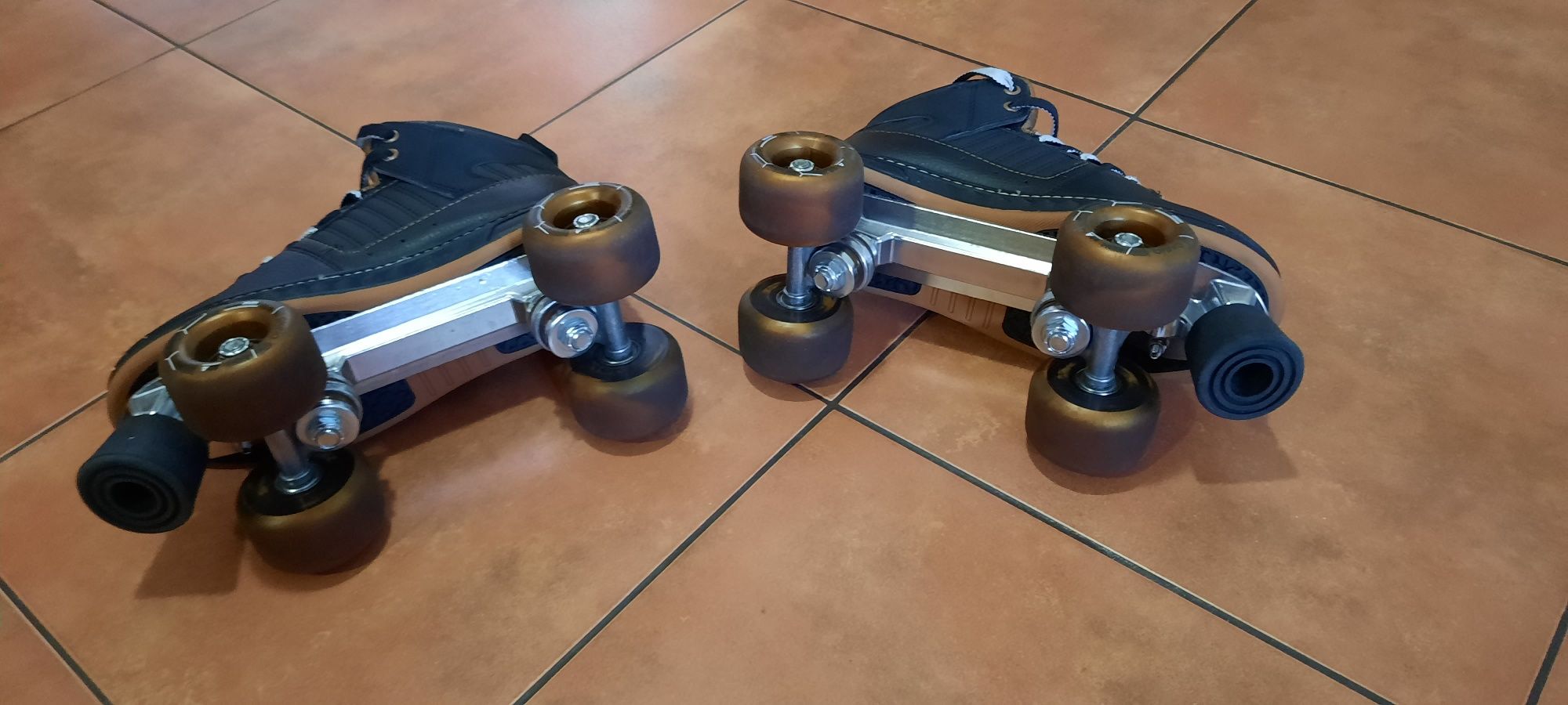 Wrotki Oxelo Quad 5 Man + ochraniacze Coolslide