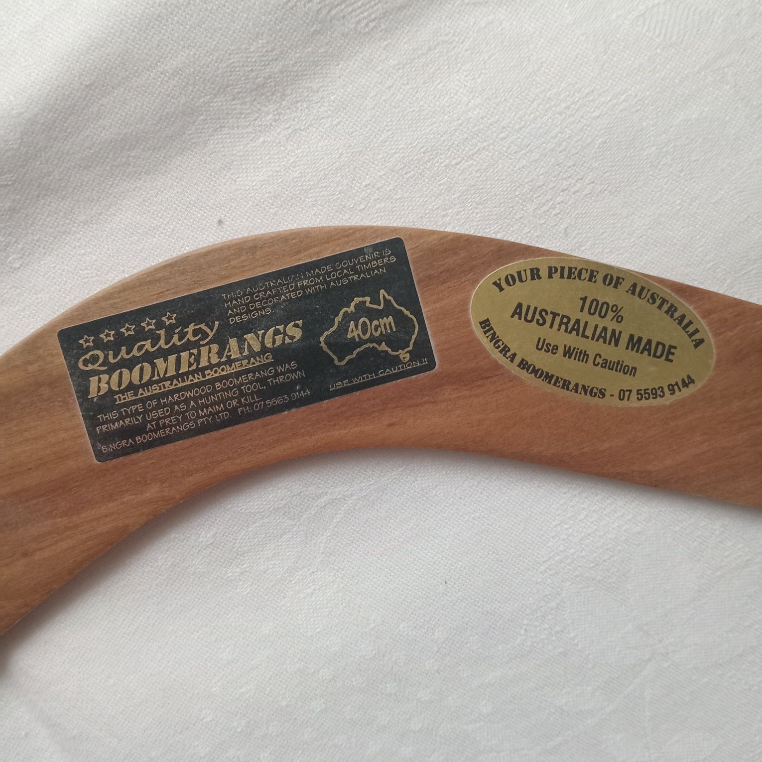 Австралийский бумеранг (настоящий), Bingara boomerangs,40 см