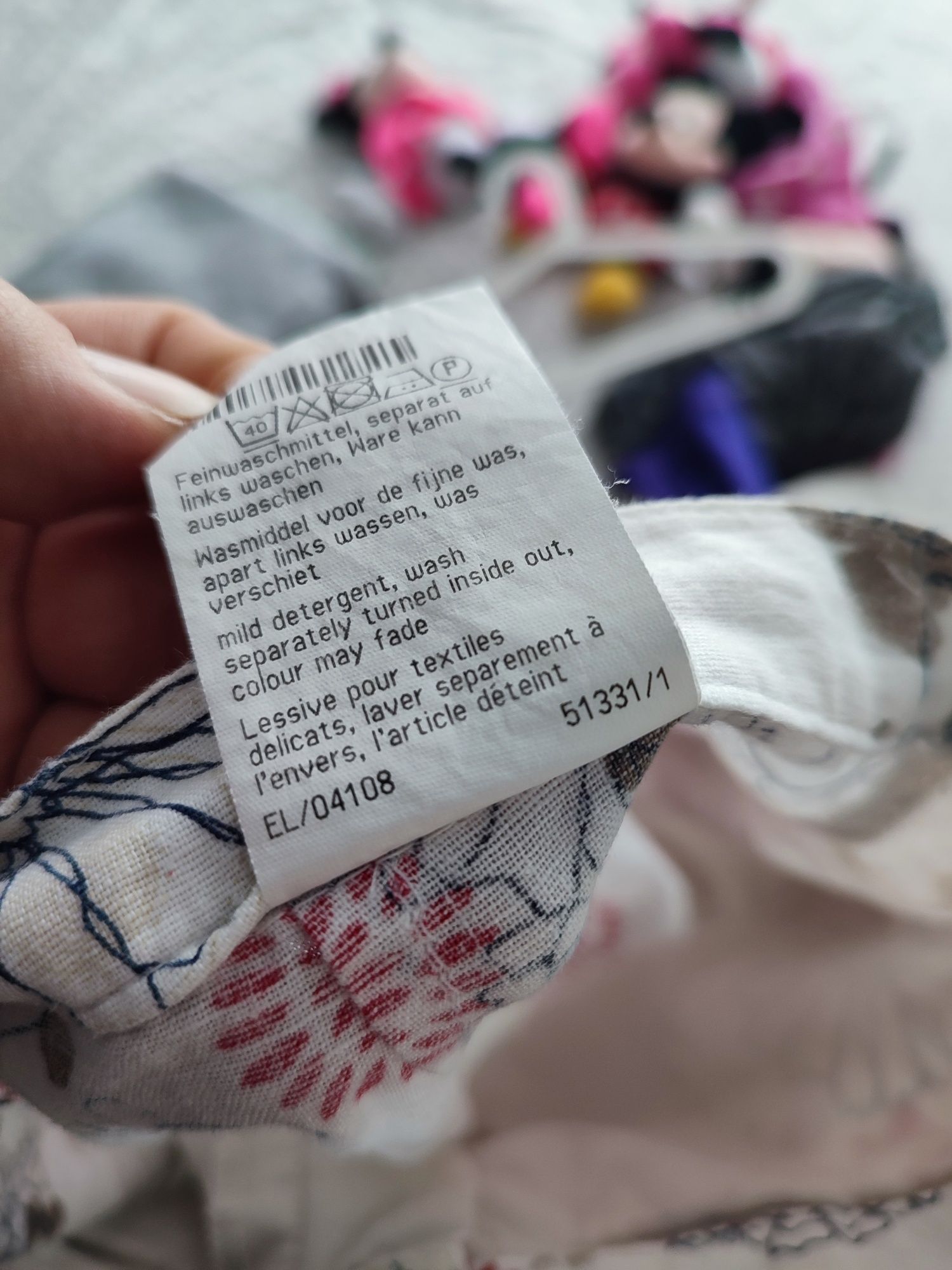 Spodnie z szeroką nogawka 42 kwiaty MAC Jeans, 56% len, 44% bawełna