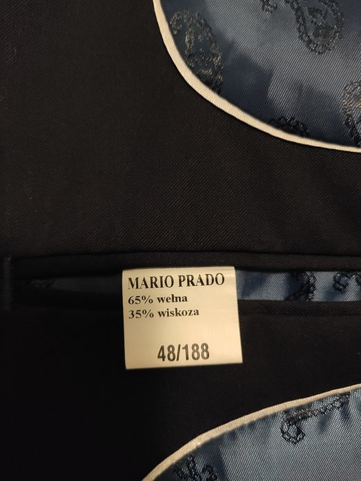 Garnitur Mario Prado Granatowy 48/188