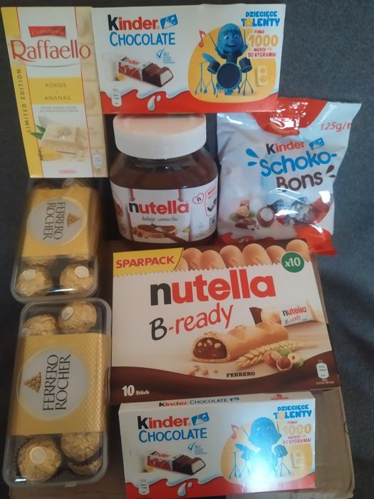 Zestaw Ferro Rocher Raffaello nutella okazja