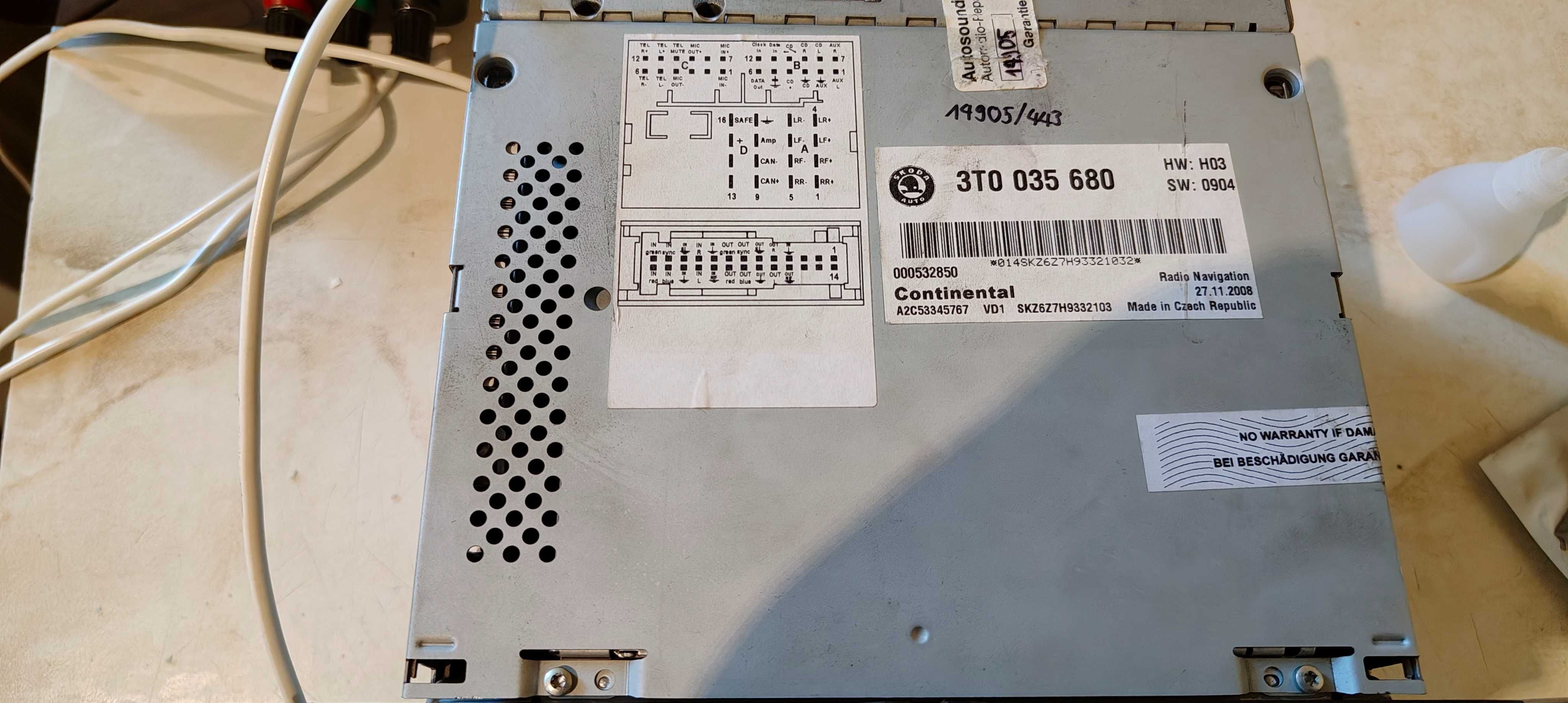 Rns 510 автомагнитола + Bluetooth модуль