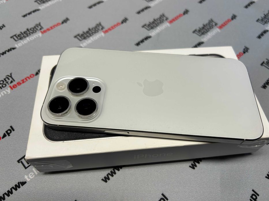 Apple IPhone 15 PRO MAX | 128 GB | Kondycja baterii 85% | szkło GRATIS