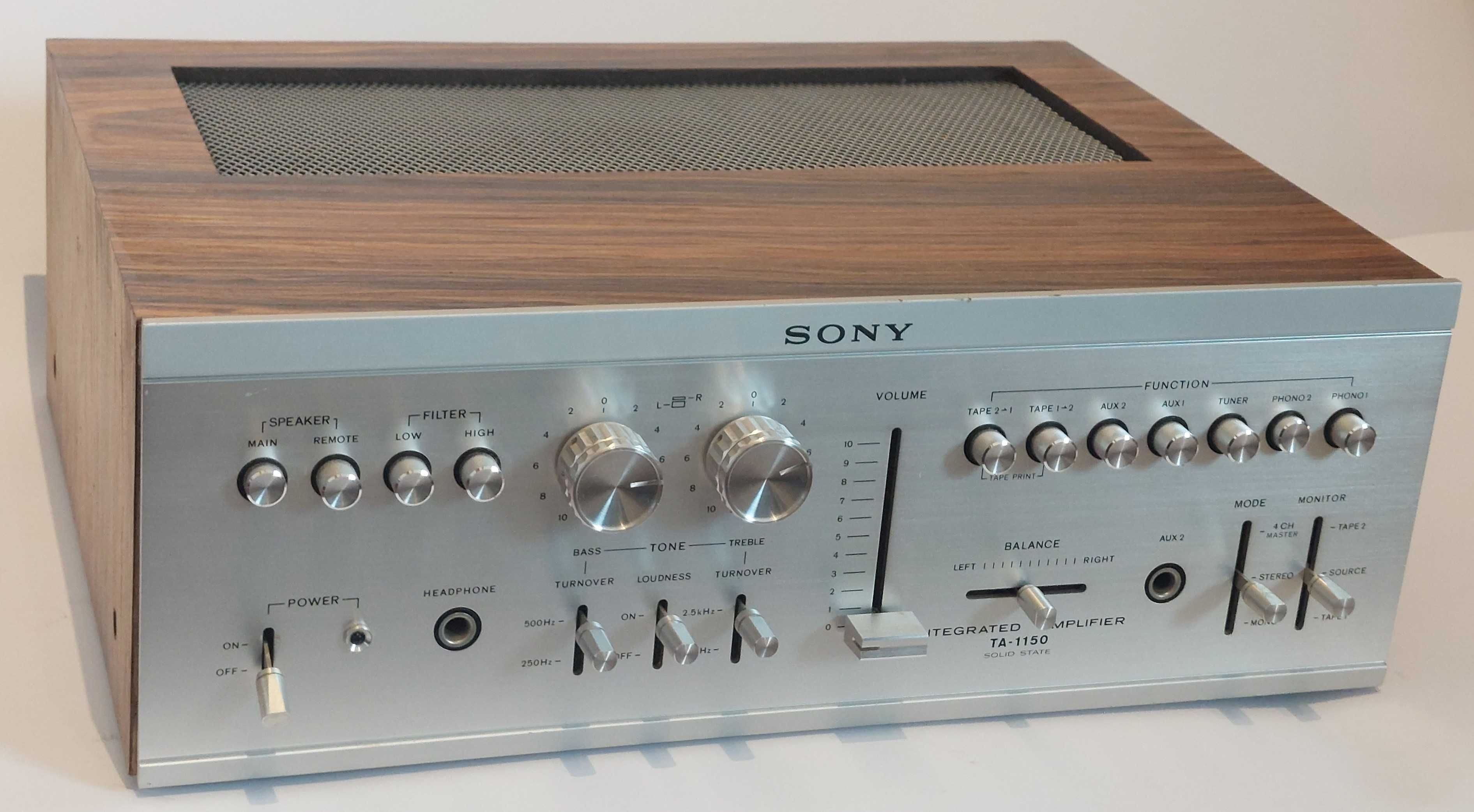 Wzmacniacz SONY TA1150 vintage fornir