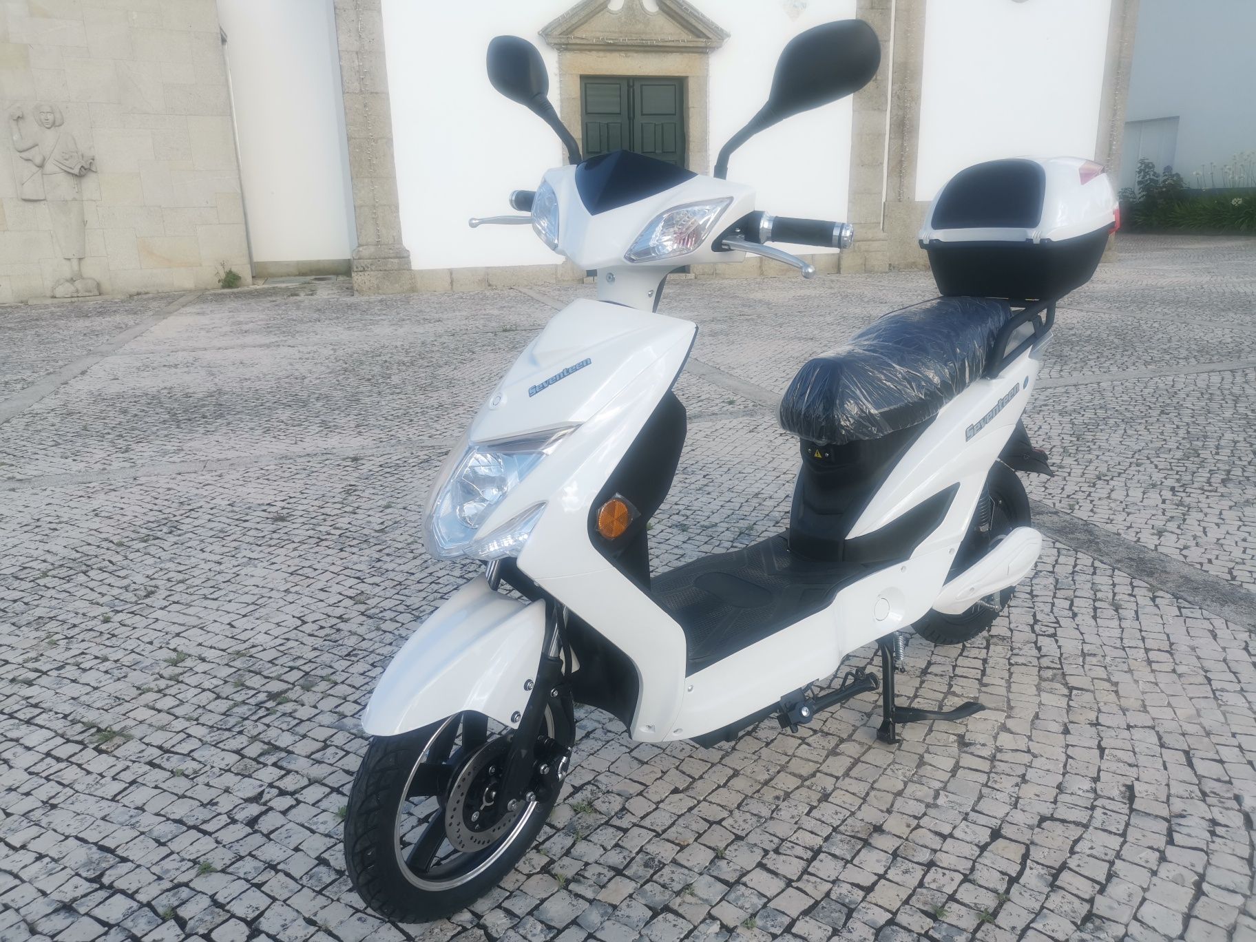 Mota Scooter elétrica bicicleta eléctrica Seventeen 60V 20Ah SLA Lítio