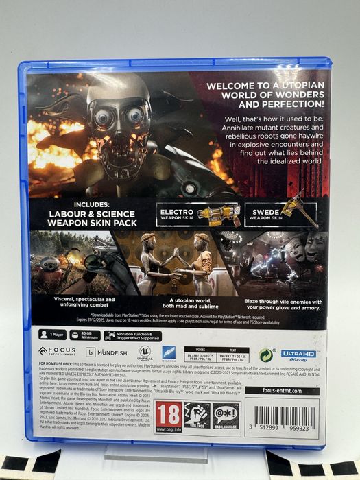 Atomic Heart Ps5 Gwarancja