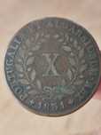 1831 - D. Miguel I - X Reis - Bronze