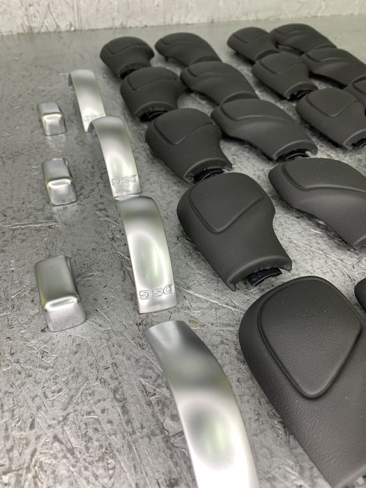 Накладки ручка акпп Фольцваген ДСГ Айсін Шкіра нікель