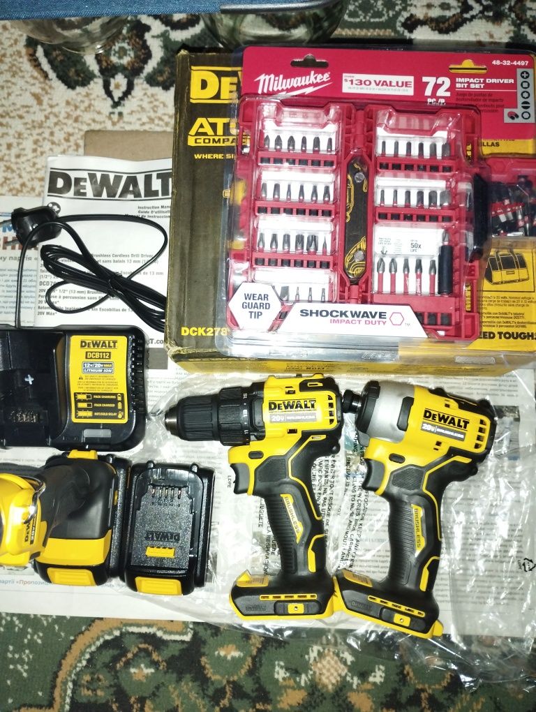 Электро набор DeWALT DCK278C2