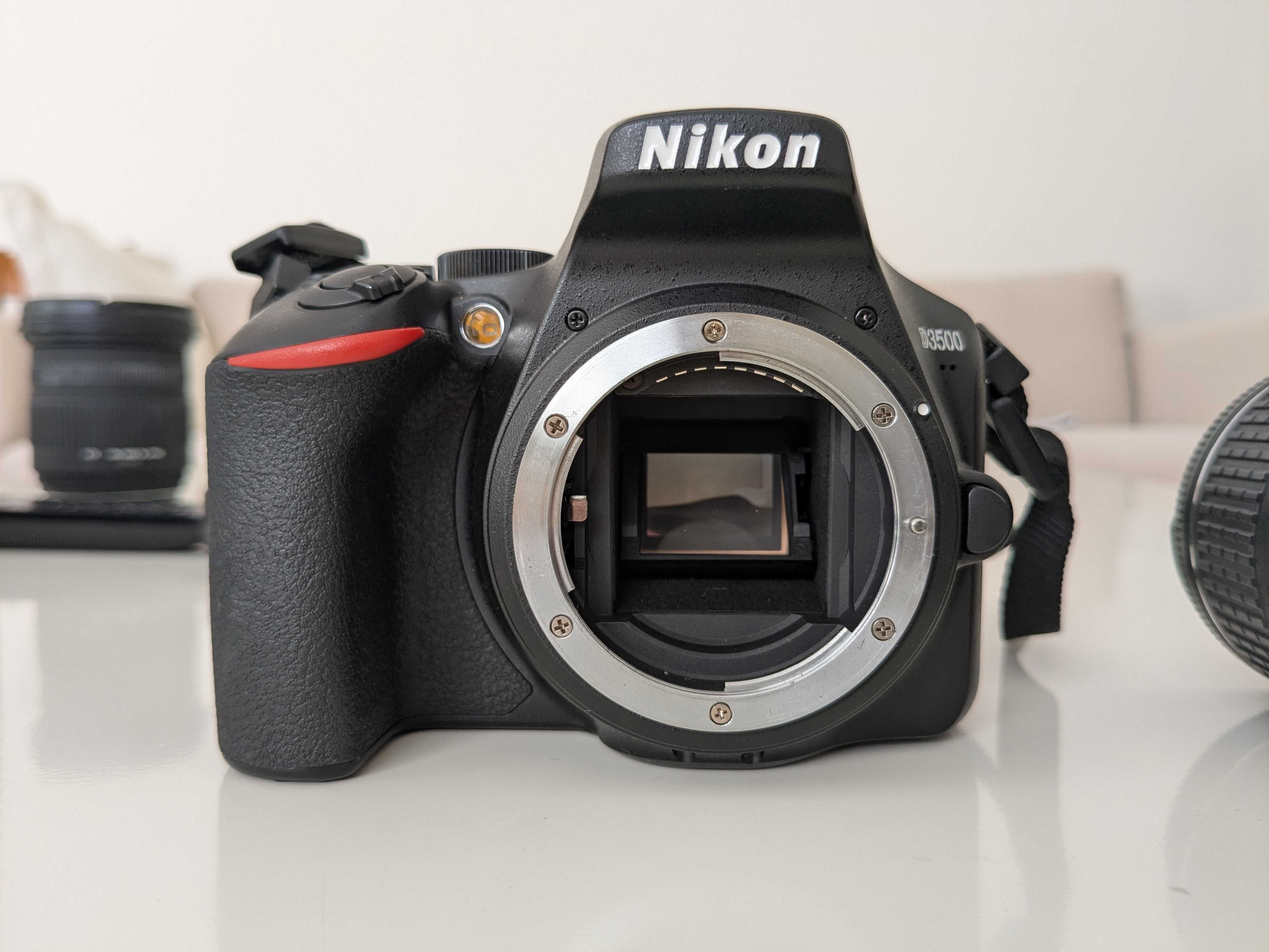 Nikon D3500 + lente 18-55 nikon