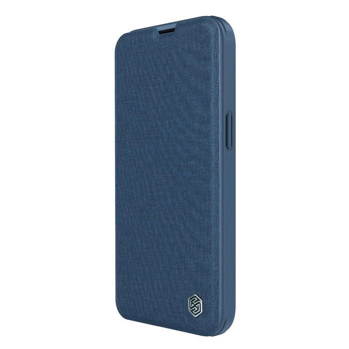 Nillkin Qin Cloth Pro Case etui do iPhone 14 pokrowiec z klapką