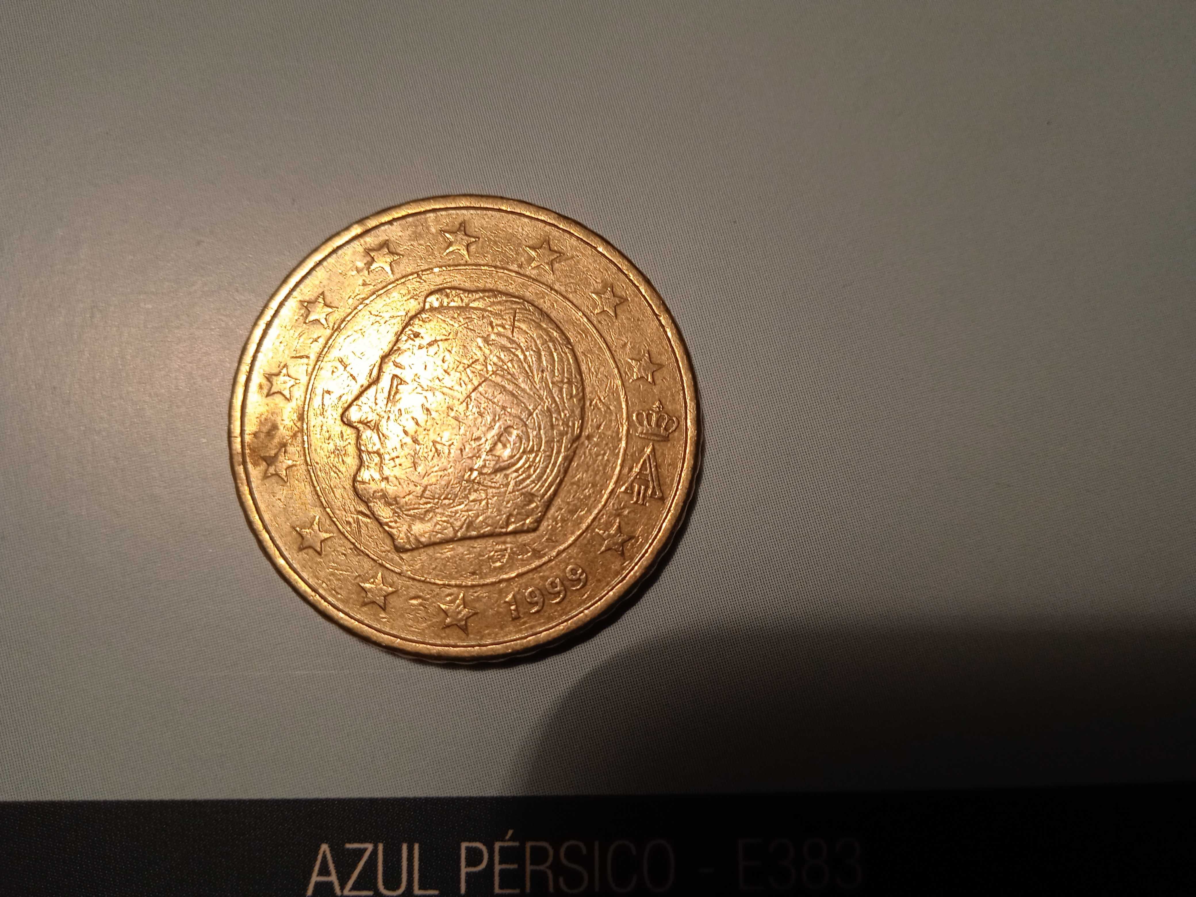 Vendo moeda de 50 centimos 1999 Bélgica