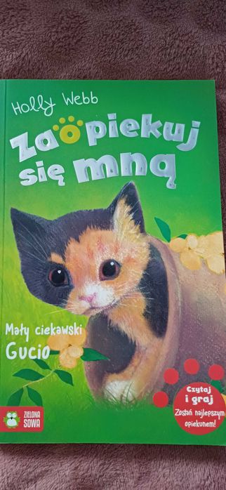 Ksiażka "Zaopiekuj sie mną" kot