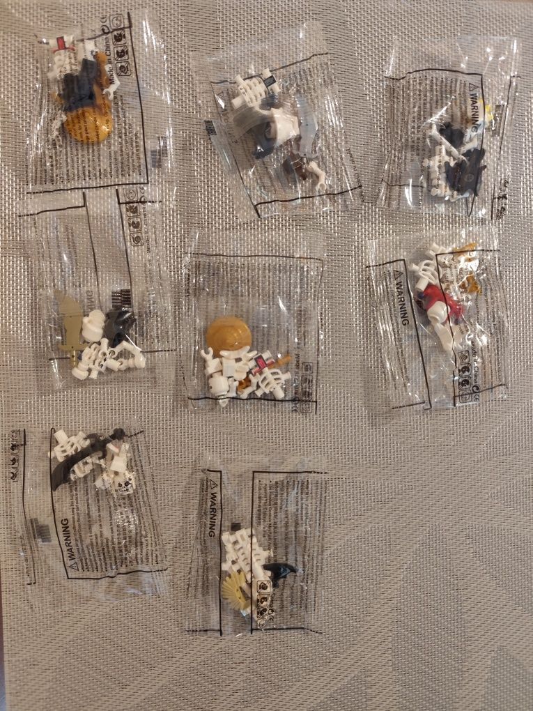 Cena za całość! Ludziki minifigurki szkielety nie lego ninjago