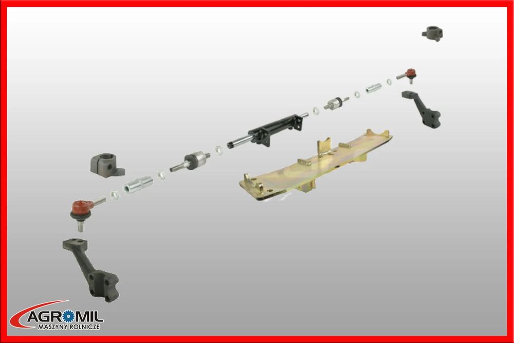 Cylinder wspomagania C330 360 CRR Oś okrągła + Moc. I Przeguby