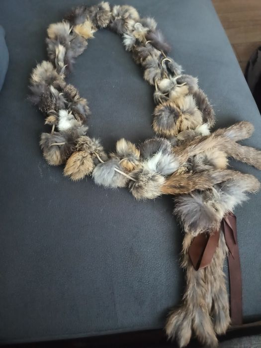 Szalik z futra naturalnego