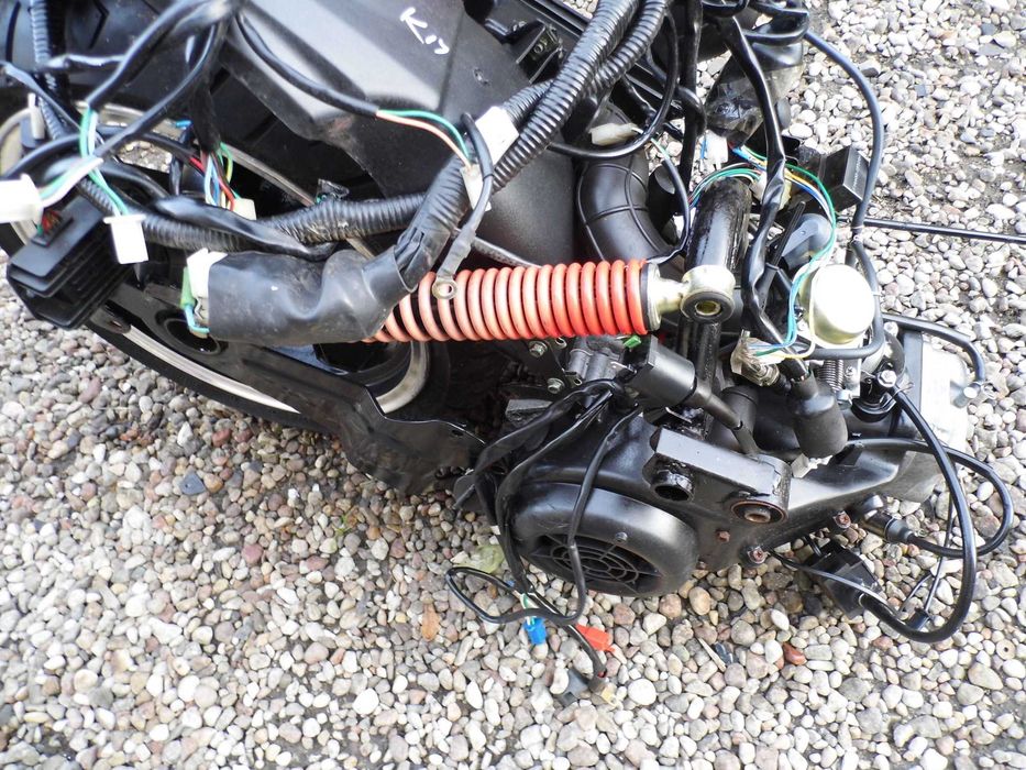 SILNIK DO CHIŃSKIEGO SKUTERA 125 4T KOŁO 13 sprawny 2934 km swap do 50