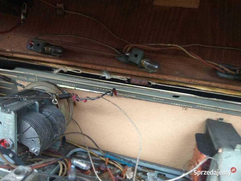 Radio lampowe Rapsodia antyk lata 60 świetny stan wizualny, do naprawy