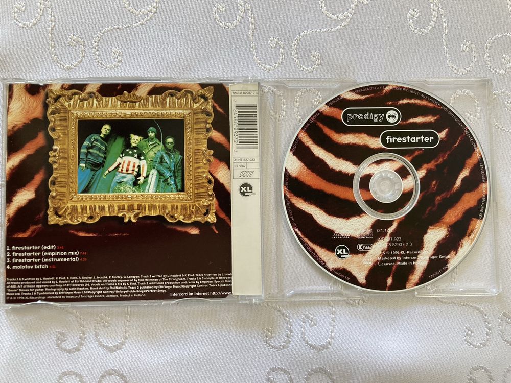 Płyta CD Prodigy Firestarter Klasyka Single Lata 90 Maxi