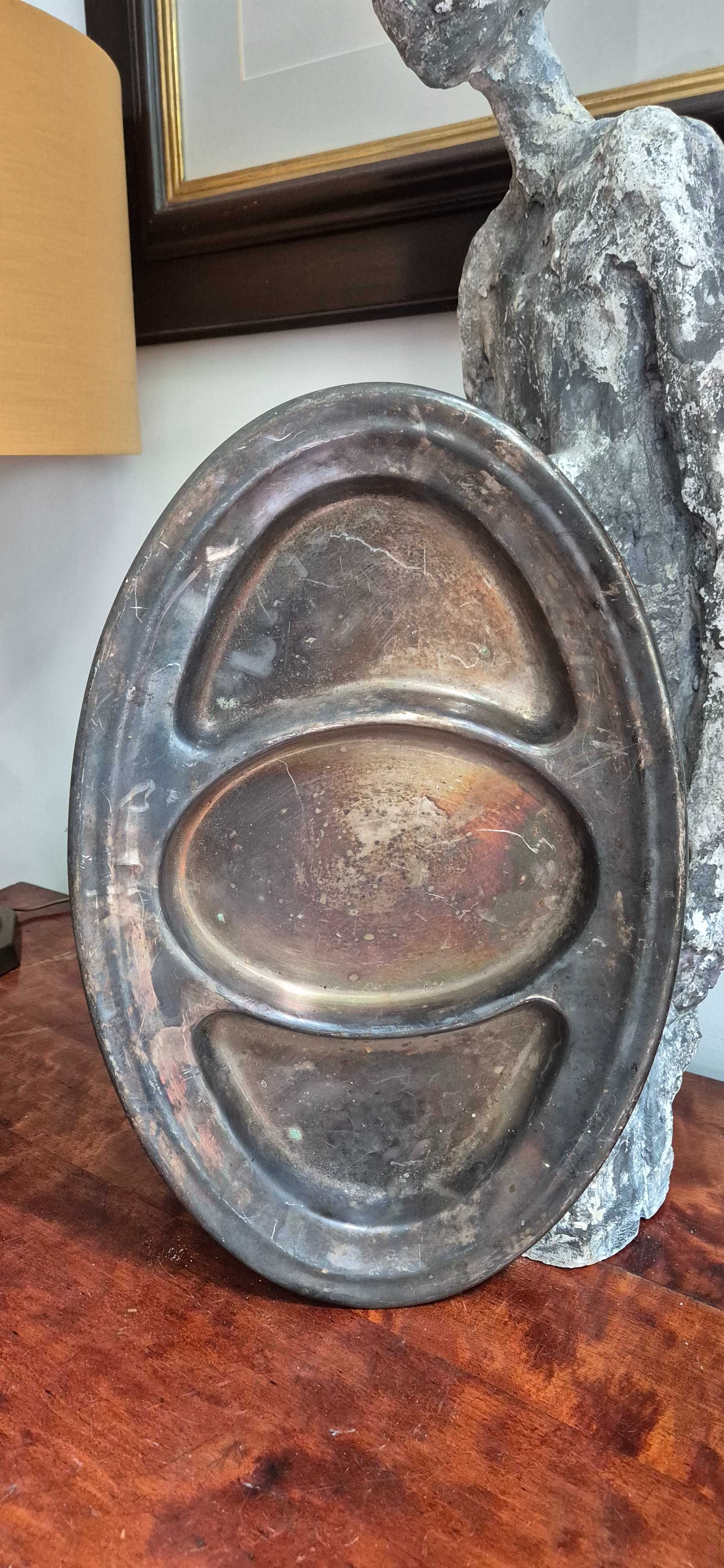 Srebrna patera taca B. Bohrmann Nachfolger. B. Bohrmann Niemcy 1912