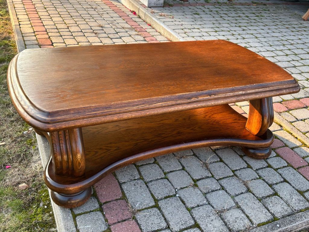 Dębowa ława stylowa