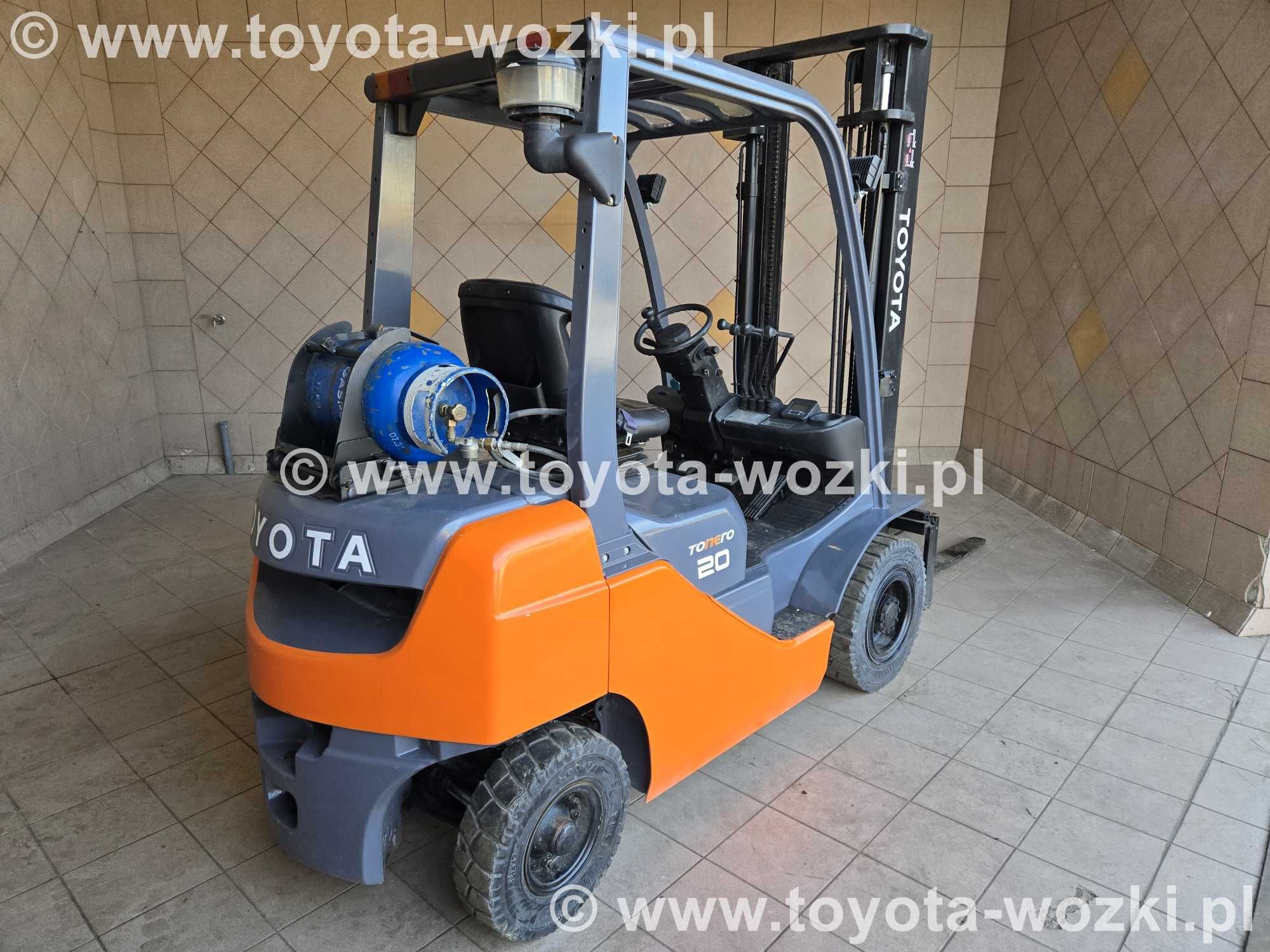Wózek Widłowy TOYOTA 8FGF20, V 3700 mm, TOYOTA 8FG20 widlak LINDE
