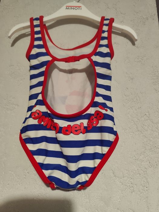 Jednoczęściowy kostium kąpielowy na nieregulowane ramiączka rozm 80/86