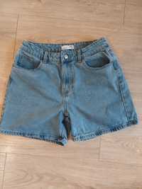 Spodenki jeansowe Sinsay Mom Fit wysoki stan M/38