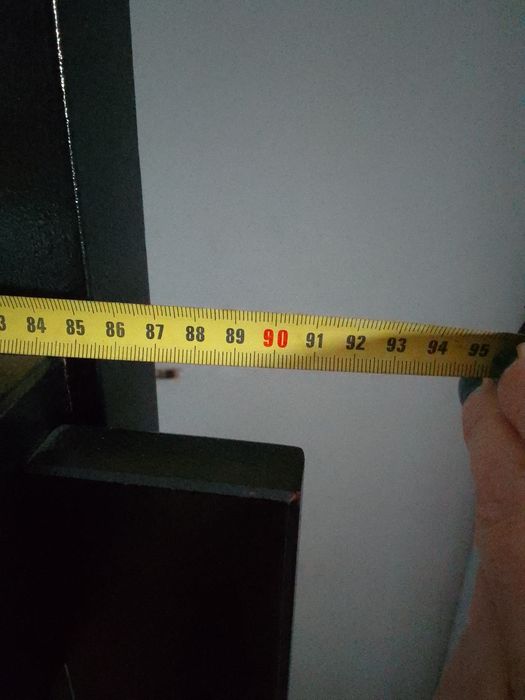 Łóżko piętrowe czarne
