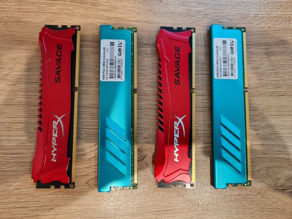 Pamięć RAM DDR3 16GB (4×4GB) idealny stan