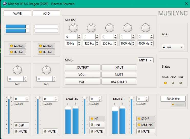 Musiland Monitor 02US Dragon wzmacniacz DAC/Amp